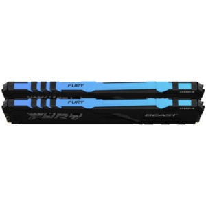Модуль памяти для компьютера DDR4 32GB (2x16GB) 3200 MHz Beast RGB Kingston Fury (ex.HyperX) (KF432C16BBAK2/32)