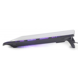 Підставка до ноутбука Gembird до 15", 2x125 mm fan, black (NBS-2F15-01)