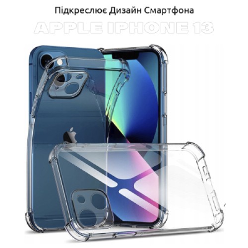 Чехол для мобильного телефона BeCover Anti-Shock Apple iPhone 13 Clear (706951)