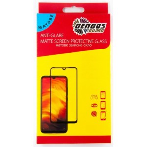 Стекло защитное Dengos Full Glue Matte для iPhone 13/13 Pro (black) (TGFG-MATT-40)
