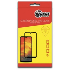 Стекло защитное Dengos Full Glue для Samsung Galaxy M52 (black) (TGFG-192)