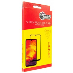 Стекло защитное Dengos Full Glue для Samsung Galaxy M52 (black) (TGFG-192)