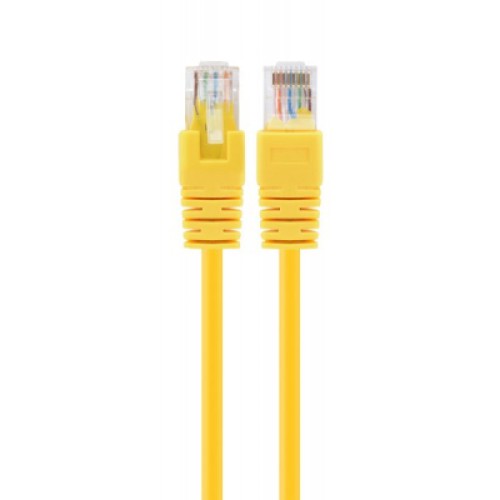 Патч-корд 1м UTP cat 6 CCA yellow Cablexpert (PP6U-1M/Y)