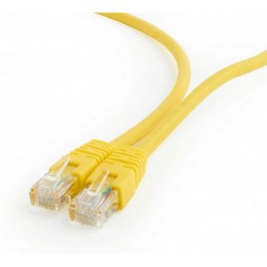 Патч-корд 3м UTP cat 6 CCA yellow Cablexpert (PP6U-3M/Y)