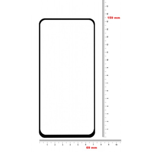 Стекло защитное BeCover Realme 8 / 8 Pro Black (706684)