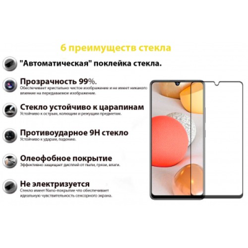 Стекло защитное BeCover Samsung Galaxy M22 SM-M225 Black (706907)