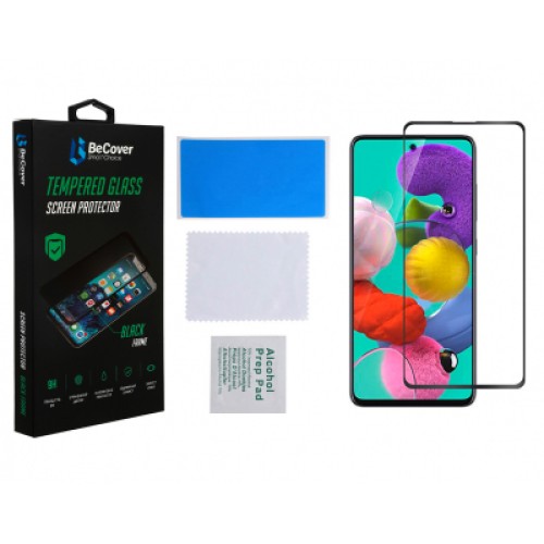 Стекло защитное BeCover Samsung Galaxy M52 SM-M526 Black (706905)