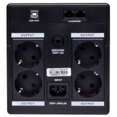 Источник бесперебойного питания LogicPower LPM-U1100VA-P (10358)