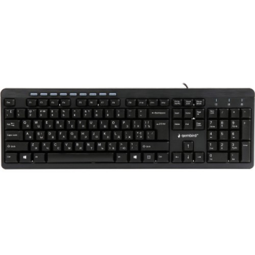 Клавиатура Gembird KB-UM-106-UA USB Black (KB-UM-106-UA)