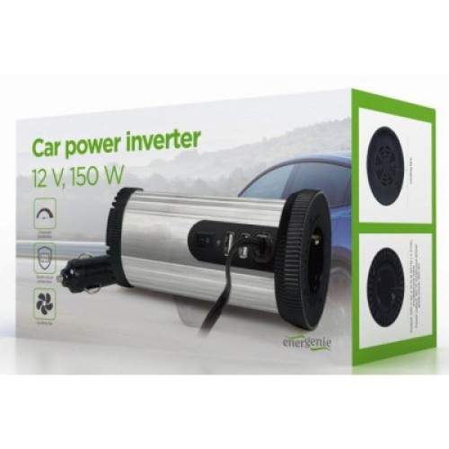 Автомобильный инвертор EnerGenie 12V/220V 150 Вт (EG-PWC150-01)