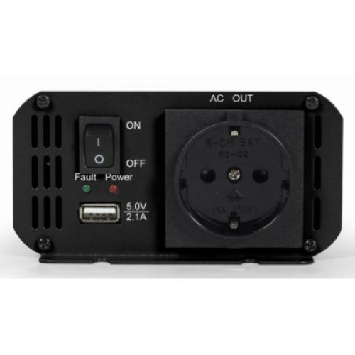 Автомобильный инвертор EnerGenie 12V/220V 300 Вт (EG-PWC300-01)