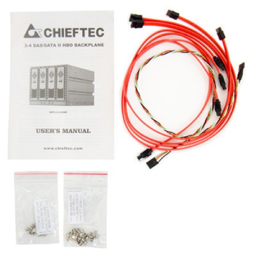 Бэкплейн Chieftec 3x5.25"/4x3.5" Hot-Swap (SST-3141SAS)