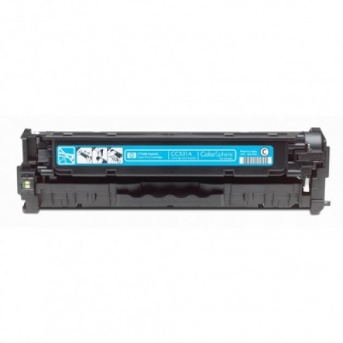 Корпус картриджа HP CC531A/304A блакитний (C_VIRGIN_CC531A)