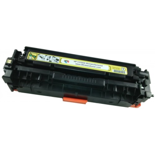 Корпус картриджа HP CC532A/304A жовтий (C_VIRGIN_CC532A)