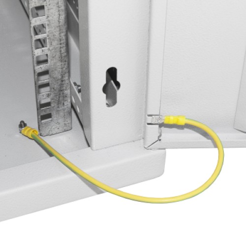 Шкаф настенный Ipcom 12U 19" 600x600 (СН-12U-060х060-ДС-7035)