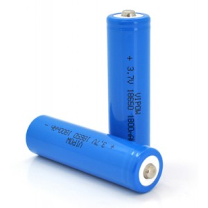 Аккумулятор 18650 1800mAh, TipTop, 3.7V, Blue Vipow (ICR18650-1800mAhTT)