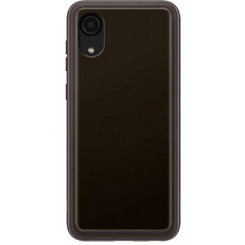 Чехол для мобильного телефона Samsung A03 Soft Clear Cover Black (EF-QA032TBEGRU)