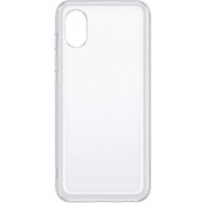 Чехол для мобильного телефона Samsung A03 Soft Clear Cover Transparent (EF-QA032TTEGRU)