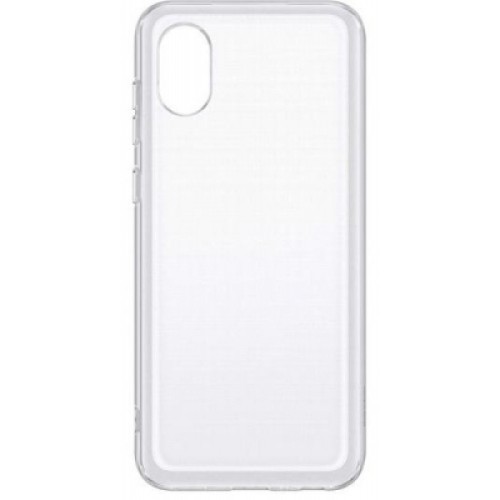 Чехол для мобильного телефона Samsung A03 Soft Clear Cover Transparent (EF-QA032TTEGRU)