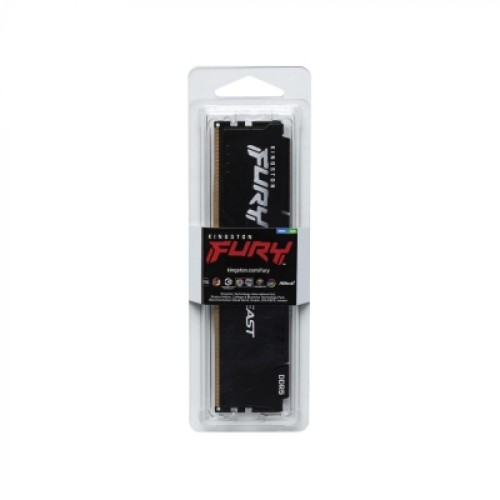 Модуль памяти для компьютера DDR5 16GB 5600 MHz Beast Black Kingston Fury (ex.HyperX) (KF556C40BB-16)