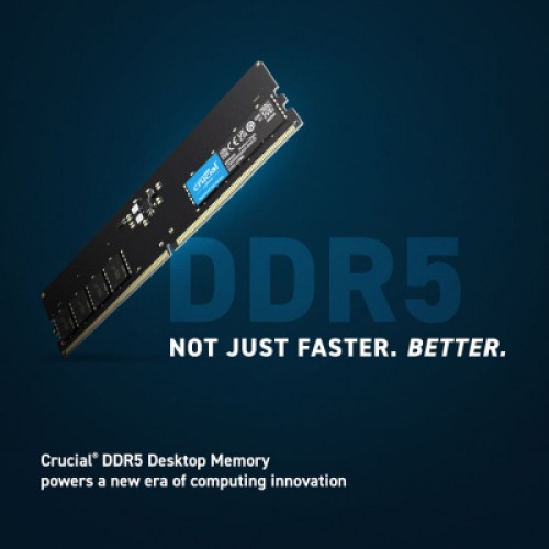 Модуль памяти для компьютера DDR5 32GB 4800 MHz Micron (CT32G48C40U5)
