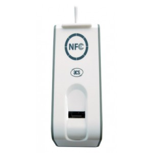 Зчитувач безконтактних карт Mifаre AET62 NFC з біометрією (08-017)