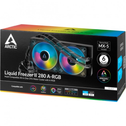 Система жидкостного охлаждения Arctic Liquid Freezer II 280 A-RGB (ACFRE00106A)