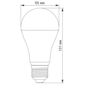 Лампочка TITANUM LED A60 12V 10W E27 4100K (TLA6010274-12V)