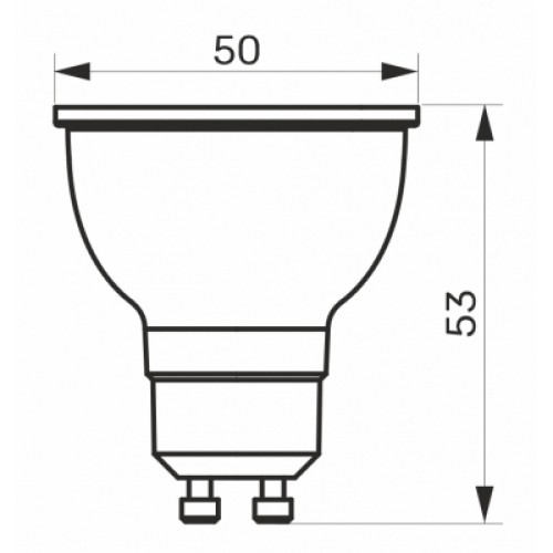 Лампочка TITANUM LED MR16 6W GU10 4100K (TLMR1606104)