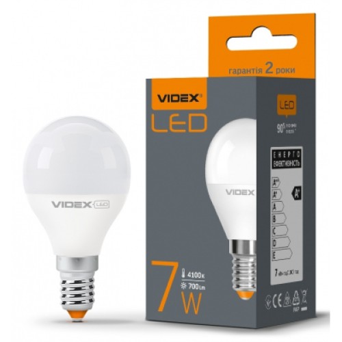 Лампочка TITANUM LED G45e 7W E14 4100K (VL-G45e-07144)