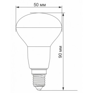 Лампочка TITANUM LED R50e 6W E14 4100K (VL-R50e-06144)