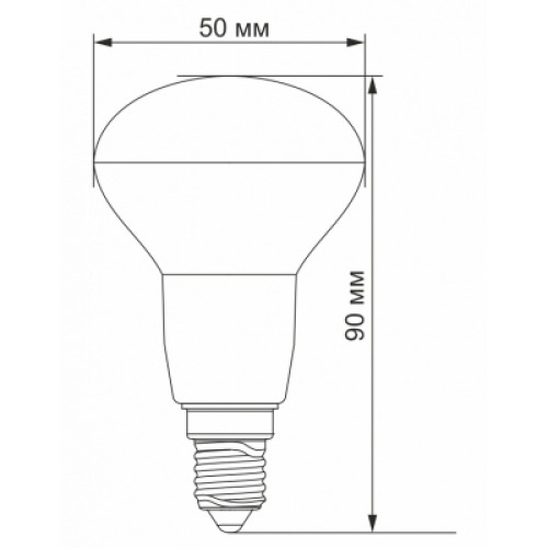 Лампочка TITANUM LED R50e 6W E14 4100K (VL-R50e-06144)