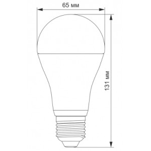 Лампочка TITANUM LED A65e 20W E27 4100K (VL-A65e-20274)