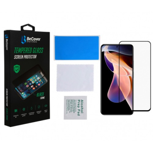 Стекло защитное BeCover Redmi Note 11 Pro / 11 Pro Plus Black (707140)