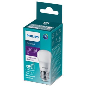 Лампочка Philips ESSLEDLustre 6W 620lm E27 840 P45NDFRRCA (929002971507)