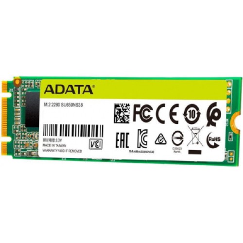 Накопитель SSD M.2 2280 512GB ADATA (ASU650NS38-512GT-C)