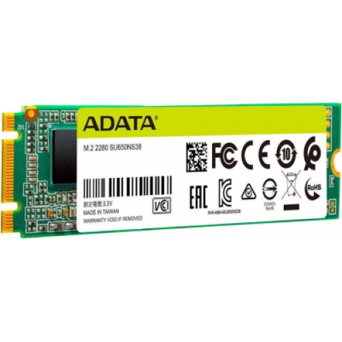 Накопитель SSD M.2 2280 512GB ADATA (ASU650NS38-512GT-C)