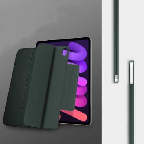 Чехол для планшета BeCover Magnetic Buckle Apple iPad mini 6 2021 Dark Green (706826)