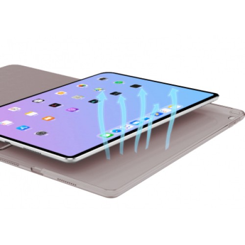 Чехол для планшета BeCover Tri Fold Hard Apple iPad mini 6 2021 Rose Gold (706859)