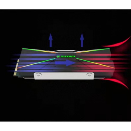 Радиатор охлаждения Xilence M2SSD Cooler ARGB M2SSD.B.ARGB (XC401)