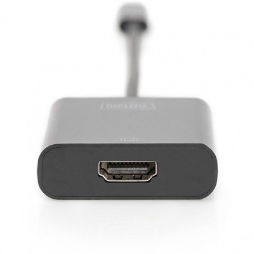 Переходник USB-C to HDMI UHD 4K, M/F, 0.15 m Digitus (DA-70852)