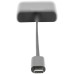 Переходник USB-C to HDMI UHD 4K, M/F, 0.15 m Digitus (DA-70852)