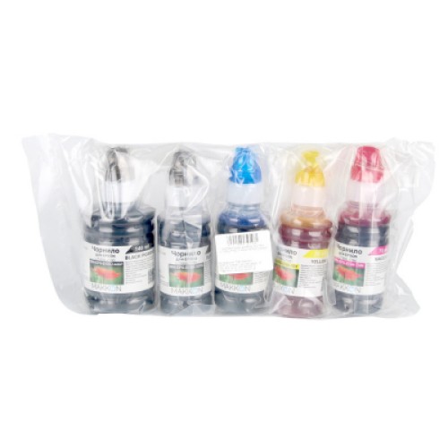 Чернила Makkon Epson EcoTank L-7160/L-7180 (1*140 мл, 4*70мл) (KIT-EPS-E105)