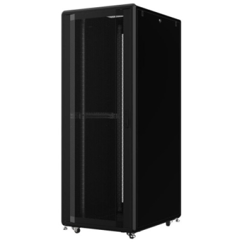 Шкаф напольный Mirsan 42U GTS 800x1100 perf 63 door RAL 9005 (MR.GTS42U811DE.01)