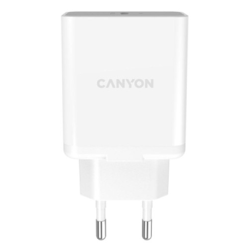 Зарядное устройство Canyon PD 20W/QC3.0 18W WALL Charger with 1-USB A+ 1-USB-C (CNE-CHA20W03)