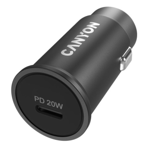 Зарядное устройство Canyon PD 20W Pocket size car charger (CNS-CCA20B)