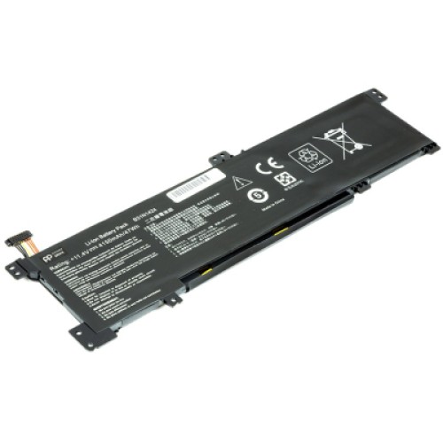 Аккумулятор для ноутбука PowerPlant ASUS A401L (B31N1424) 11.4V 4150mAh (NB431267)
