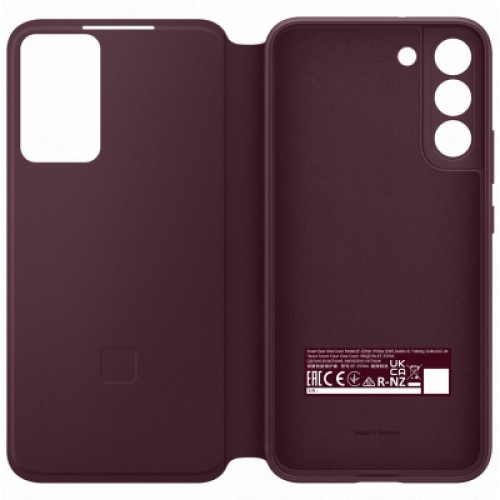Чехол для мобильного телефона Samsung Smart Clear View Cover Galaxy S22 Plus Burgundy (EF-ZS906CEEGRU)