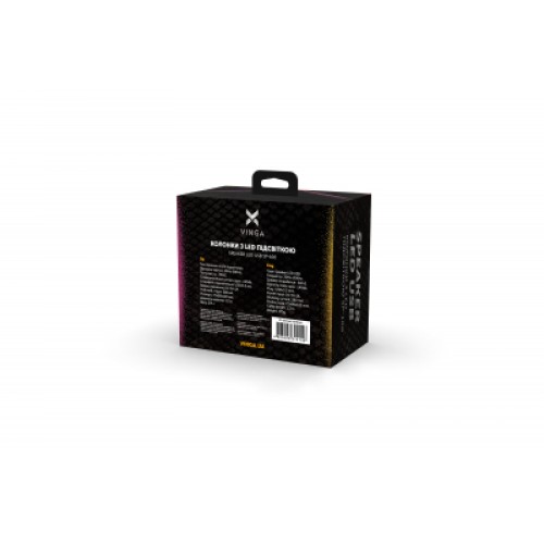 Акустическая система Vinga SP-100 LED USB Black