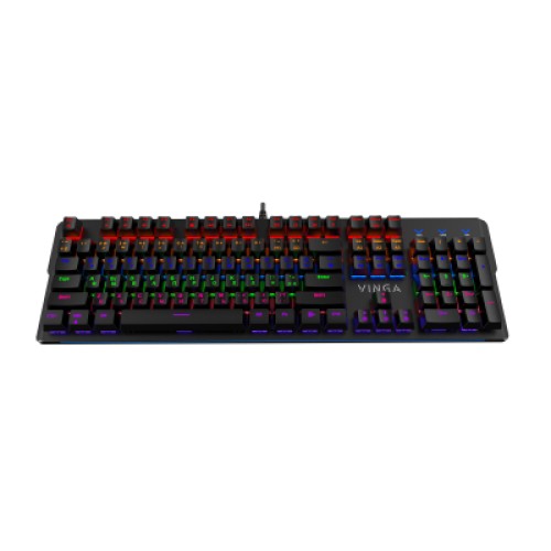 Клавиатура Vinga KBGM160 LED Outemu Blue USB Black (KBGM160 Black)